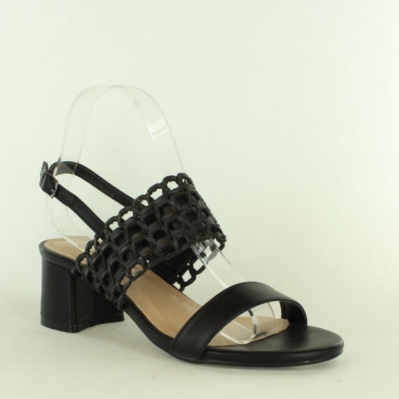 Short Heel Sandals from Fashion Focus - Oceria-3 Black - Picture 2 of 2